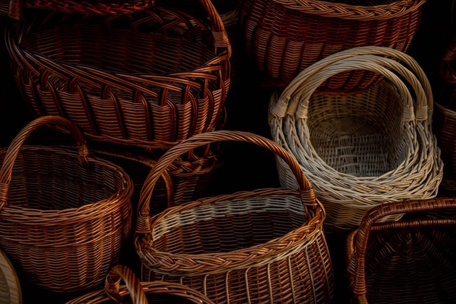 Better Homes Rattan Storage Baskets: 2-Pk Deal
