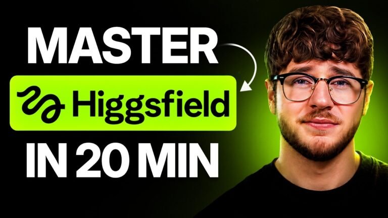 Master Higgsfield AI in 20 Minutes: The Complete Beginner Studio Guide