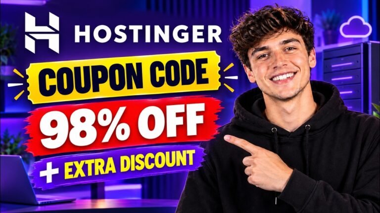 Hostinger Coupon Code 2026: Exclusive Deal + Free Domain Setup Guide
